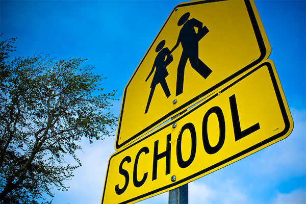 Uvalde school sign